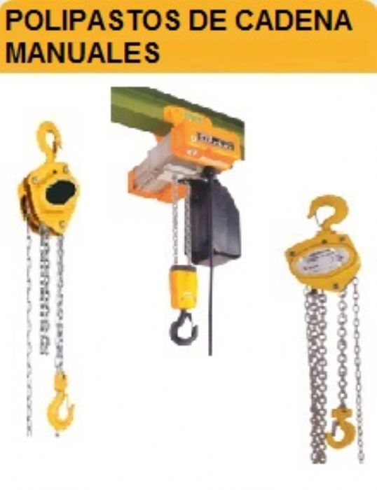 POLIPASTOS DE CADENA